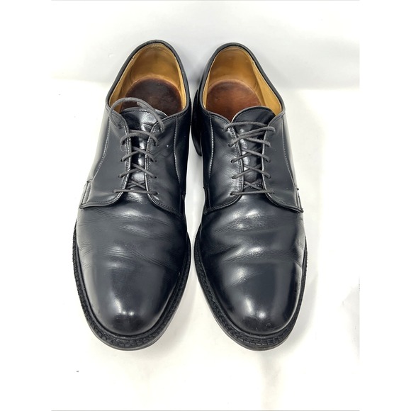 Allen Edmonds Warton Derby Oxford Black Leather Size 11 Dainite Soles - Picture 7 of 15